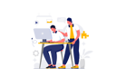 پیش‌نمایش فایل employee-working-on-strategy-5482606 از پک بازاریابی کسب‌وکار