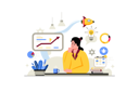 پیش‌نمایش فایل girl-think-about-growth-planning-7295435 از پک راهبرد کسب‌وکار