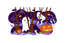 پیش‌نمایش فایل ghost-in-dense-forest-10049043 از پک هالووین