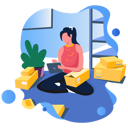 پیش‌نمایش فایل woman-doing-product-review-and-marketing-4085725 از پک بازاریابی کسب‌وکار