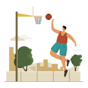 پیش‌نمایش فایل basketball-player-4238689 از پک فعالیت‌های مردم