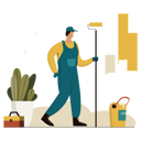 پیش‌نمایش فایل worker-painting-house-4238681 از پک فعالیت‌های مردم