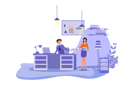 پیش‌نمایش فایل secretary-office-business-worker-landing-page-4254474 از پک بازاریابی کسب‌وکار