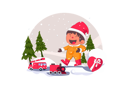 پیش‌نمایش فایل child-with-christmas-toys-4604218 از پک کریسمس مبارک