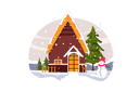 پیش‌نمایش فایل christmas-house-4604208 از پک کریسمس مبارک