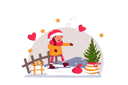 پیش‌نمایش فایل girl-got-christmas-gift-4604209 از پک کریسمس مبارک