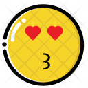پیش‌نمایش فایل kiss-smiley از پک ایموجی های رنگارنگ