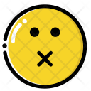 پیش‌نمایش فایل mute-face از پک ایموجی های رنگارنگ
