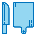 پیش‌نمایش فایل knife-and-cutting-board-3044620 از پک ابزار آشپزخانه
