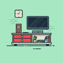 پیش‌نمایش فایل tv-room-1970160 از پک داخلی