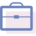 پیش‌نمایش فایل briefcase-397 از پک خط دار رایگان