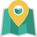 پیش‌نمایش فایل map-911 از پک آیکون های تخت رایگان