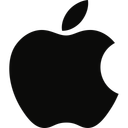 پیش‌نمایش فایل apple-592 از پک آیکون های اجتماعی به رنگ سیاه