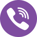 پیش‌نمایش فایل viber-17 از پک آیکون های اجتماعی رنگی