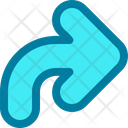 پیش‌نمایش فایل turn-right-2504966 از پک پیکان ها آبی