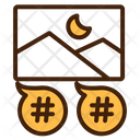 پیش‌نمایش فایل hashtag-3178197 از پک ارتباطات