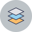 پیش‌نمایش فایل layers-53 از پک مجموعه آیکون خط تخت رایگان انحصاری طراح