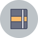 پیش‌نمایش فایل notebook-230 از پک مجموعه آیکون خط تخت رایگان انحصاری طراح