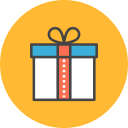 پیش‌نمایش فایل giftbox-56 از پک آیکون های تجارت الکترونیک رایگان