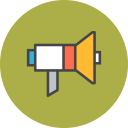 پیش‌نمایش فایل megaphone-264 از پک آیکون های تجارت الکترونیک رایگان