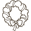 پیش‌نمایش فایل wreath-39 از پک زمستان