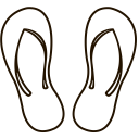 پیش‌نمایش فایل flipflop-13 از پک آیکون های تابستان