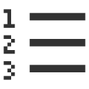 پیش‌نمایش فایل numbered-2 از پک رابط کاربری 24 پیکسل