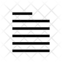 پیش‌نمایش فایل left-justify-1538306 از پک آیکون ضروری مینیمال