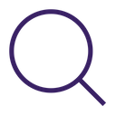 پیش‌نمایش فایل magnifying-glass-1627465 از پک مجموعه آیکون کسب و کار مینیمال و رنگی