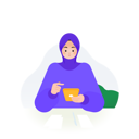 پیش‌نمایش فایل woman-using-phone-4285955 از پک شخصیت های زن در حال استفاده از تلفن