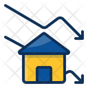پیش‌نمایش فایل real-estate-down-graph-6966546 از پک املاک و مستغلات