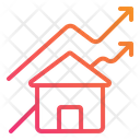 پیش‌نمایش فایل real-estate-growth-glyph-6966902 از پک املاک و مستغلات