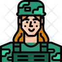 پیش‌نمایش فایل female-soldier-2585551 از پک آواتار شغل