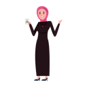 پیش‌نمایش فایل arab-business-woman-holding-coffee-cup-7211056 از پک زن عرب کسب‌وکار