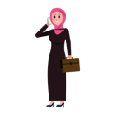 پیش‌نمایش فایل arab-business-woman-talking-on-smartphone-7211063 از پک زن عرب کسب‌وکار