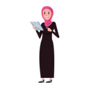 پیش‌نمایش فایل arab-business-woman-using-tablet-7211053 از پک زن عرب کسب‌وکار