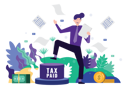 پیش‌نمایش فایل businessman-filed-tax-on-time-7230914 از پک روز مالیات