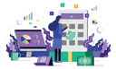 پیش‌نمایش فایل female-accountant-filing-tax-report-7230904 از پک روز مالیات