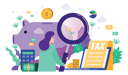 پیش‌نمایش فایل woman-analyzing-tax-report-7230912 از پک روز مالیات