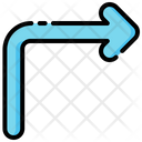 پیش‌نمایش فایل curved-right-arrow-4968100 از پک پیکان ها