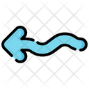 پیش‌نمایش فایل zigzag-left-arrow-4968138 از پک پیکان ها