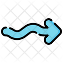 پیش‌نمایش فایل zigzag-right-arrow-4968139 از پک پیکان ها