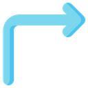 پیش‌نمایش فایل curved-right-arrow-4964453 از پک پیکان ها
