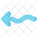 پیش‌نمایش فایل zigzag-left-arrow-4964491 از پک پیکان ها