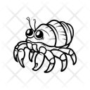 پیش‌نمایش فایل hermit-crab-12196041 از پک حیوان