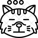 پیش‌نمایش فایل expressionless-4055368 از پک ایموجی گربه