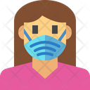 پیش‌نمایش فایل woman-wear-hygienic-mask-4068941 از پک ویروس کرونا