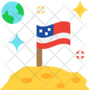 پیش‌نمایش فایل flag-on-the-moon-4193561 از پک فضا