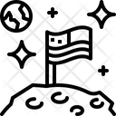 پیش‌نمایش فایل flag-on-the-moon-4193491 از پک فضا