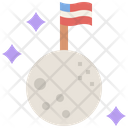پیش‌نمایش فایل flag-on-the-moon-4203329 از پک خورشید و ماه
